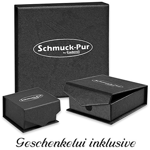 Schmuck-Pur 925/- Silber Ohrhänger mit Muschelkern-Perlen weiß Rund 10 mm -