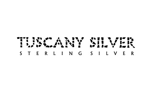 Tuscany Silver Damen-Ohrstecker Flat Star 925 Sterling Silber 9 mm 8.55.4720 -