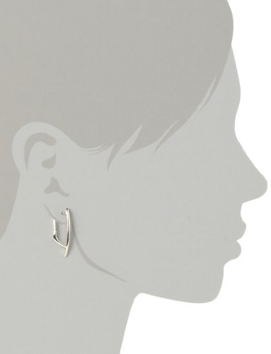 Vinani Damen-Klapp-Creolen Cubique Sterling Silber 925 Ohrringe CQU -