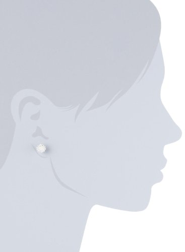 Vinani Damen-Ohrstecker Igelblume groß glänzend Sterling Silber 925 Ohrringe OIK -