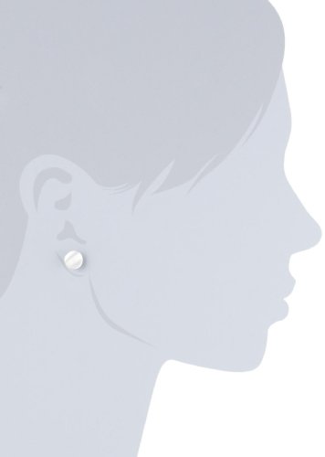 Vinani Damen-Ohrstecker kleiner Kreis matt gewellt Sterling Silber 925 Ohrringe OKMG -