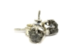 wunsch-lounge Ohrringe 6 – 7 mm Roh Diamant – Ohrstecker in Silber 925 , VPE 1 Paar