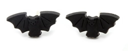 bluebubble Mini Trick or Treat Fliegende Fledermaus Ohrstecker Ohrringe mit Geschenkbox -