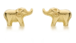 Carissima 9 Karat 375er Gelbgold Elefant Ohrstecker - 1.55.3153 -