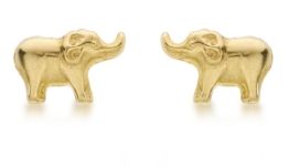 Carissima 9 Karat 375er Gelbgold Elefant Ohrstecker - 1.55.3153 -