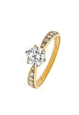 CHRIST Gold Damen-Ring 333er Gelbgold 11 Zirkonia (gold) -