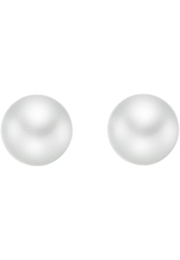 CHRIST Pearls Damen-Ohrstecker 585er Weißgold 2 Akoya-Zuchtperle One Size, Weiß -