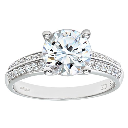 Damen-Ring 9 Karat (375) Gelbgold 3 Diamanten PR6007RUP-p -