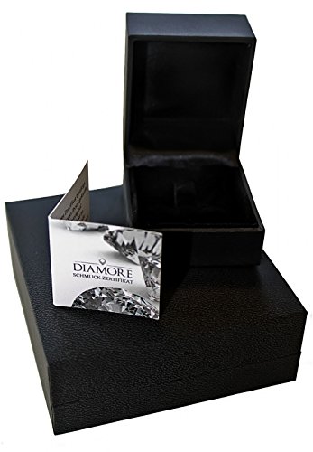 Diamore Damen-Ring 585 Gelbgold Diamant (0.10 ct) weiß Brillantschliff -