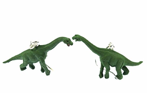 Dinosaurier Brachiosaurus Ohrringe Dino Miniblings Gummi Pflanzenfresser grün -