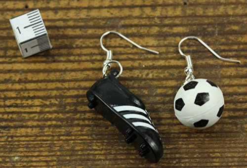 Fußball Fußballschuh Ohrringe Hänger Miniblings WM Schuhe Turnschuhe Kicker EM -
