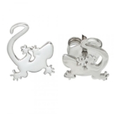 JOBO Ohrstecker Gecko 925 Sterling Silber rhodiniert Ohrringe -