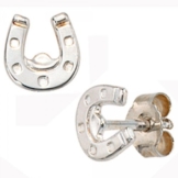 JOBO Ohrstecker Hufeisen 925 Sterling Silber Ohrringe -