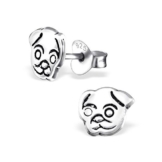 Laimons Kinder-Ohrstecker Kinderschmuck Hund Boxer Sterling Silber 925 -