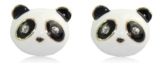 Lovely Lauri Ohrringe Panda Bär mit Strass -