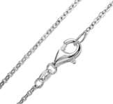 MATERIA feine Ankerkette 925 Sterling Silber - 1mm Halskette silber in 40 45 50 60 70 cm verfügbar #K30 (80.00) -