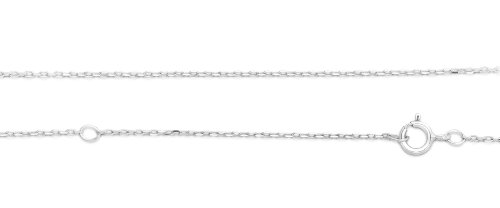 Miore Damen-Halskette Herz 1 Brillant 0,01ct farblos 45 cm -
