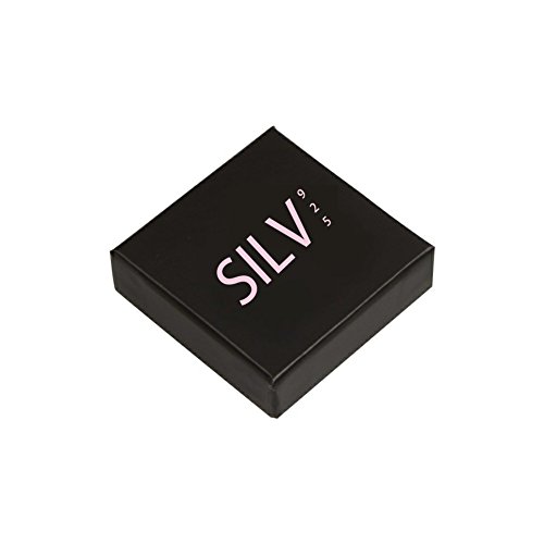 SILV Herz Ohrstecker Keltischer Knoten Symbol 7x7mm - 925 Sterling Silber Damen Ohrringe Herz Stecker #SV-134 -