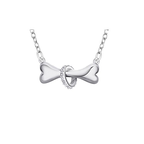 Sunnywill Kreative Knochen Ring Anhänger Halskette Schmuck für Damen Mädchen -