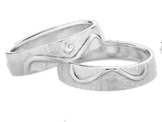 Unendlichkeit (Infinity) - für die Liebe des Lebens Eheringe, Trauringe, Verlobungsringe, Freundschaftsringe, Partnerringe Silber - Gelbgold oder Weißgold -