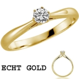 Verlobungsring Antragsring Echt Gold 333/- Gelbgold -