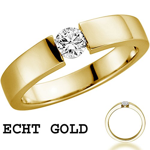 Verlobungsring Antragsring Echt Gold 333/- Gelbgold -