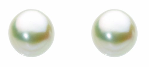 Dew Damen-Ohrstecker 925 Silber Perle Weiß Süßwasserperlen Weiß - 38298FP010 -