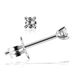 Goldmaid Damen-Ohrstecker Solitär Jana Solitär Ohrstecker Jana 0.10 ct. 585 Weißgold Diamant (0.10 ct) weiß Brillantschliff   - So O6732WG -