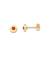 Miore Damen-Ohrstecker 9 Karat 375 Gelbgold Coral MA9015E -