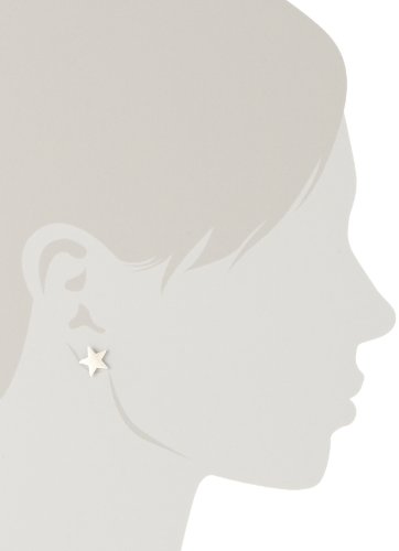 Vinani Damen-Ohrstecker Stern Easy Star Sterling Silber 925 Ohrringe OES -
